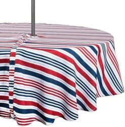 Patriotic Stripes Tabletop Collection, Stain Resistant & Waterproof, Tablecloth, 60x84 W/Zipper, Red, White, & Blue 22 Patriotic Stripes Tabletop Collection, Stain Resistant & Waterproof, Tablecloth, 60x84 W/Zipper, Red, White, & Blue -Generic Furniture Shop 61zfb7d0SBL. AC